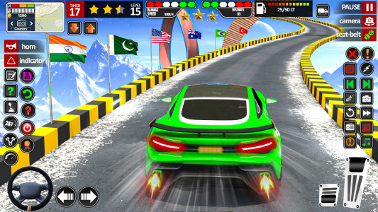 اسکرین شات 1 بازی Mega Ramp Stunt Car Game 3D