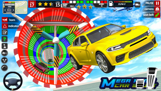 اسکرین شات 5 بازی Mega Ramp Stunt Car Game 3D
