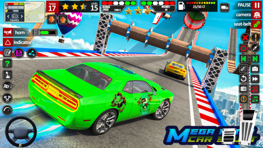 اسکرین شات 2 بازی Mega Ramp Stunt Car Game 3D