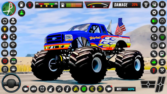 اسکرین شات بازی Monster Truck Stunts Racing 3D 5