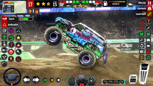 اسکرین شات 7 بازی Monster Truck Stunts Racing 3D