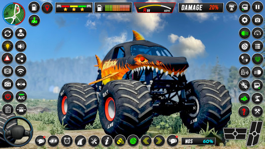 اسکرین شات بازی Monster Truck Stunts Racing 3D 2