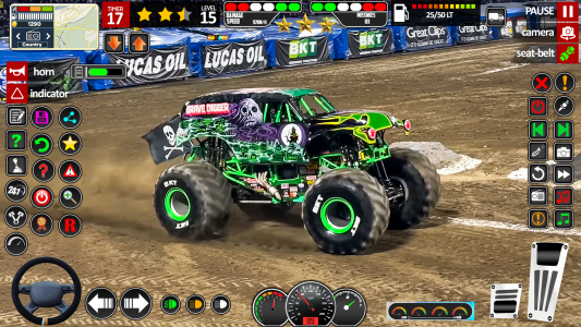 اسکرین شات 1 بازی Monster Truck Stunts Racing 3D