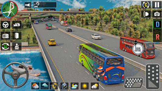 اسکرین شات 1 بازی US Bus Simulator Driving Game