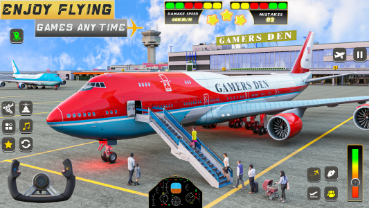 اسکرین شات 1 بازی Real Airplane Flying Sim 3D