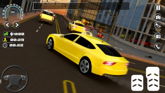اسکرین شات برنامه City Traffic Car Taxi Driving Rush 5