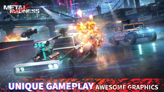 اسکرین شات 2 بازی METAL MADNESS PvP: Car Shooter