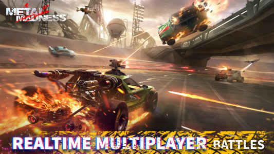 اسکرین شات 3 بازی METAL MADNESS PvP: Car Shooter