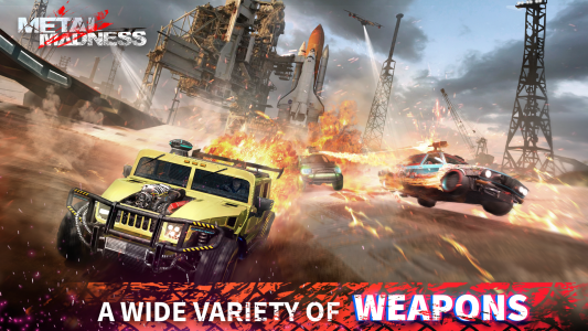 اسکرین شات 1 بازی METAL MADNESS PvP: Car Shooter