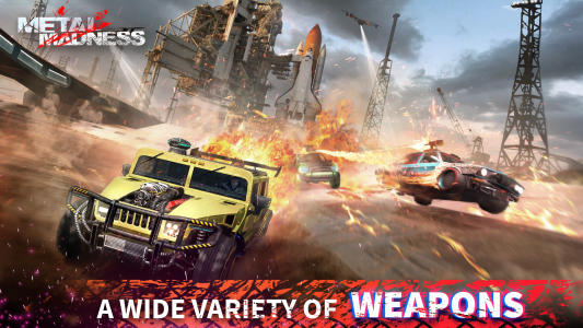 اسکرین شات 1 بازی METAL MADNESS PvP: Car Shooter