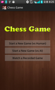 اسکرین شات بازی Chess Game 1