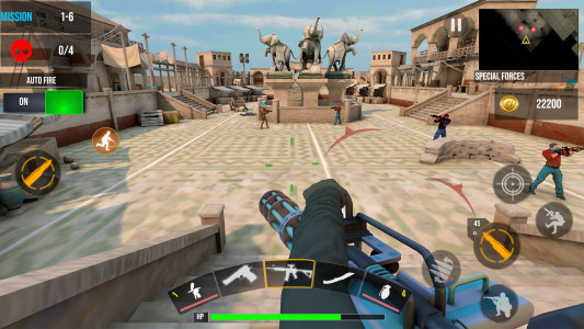اسکرین شات 1 بازی FPS Commando Strike 3D