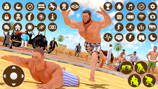 اسکرین شات بازی Kabaddi Game: Pro Wrestling 3D 1