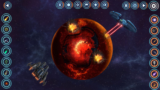 اسکرین شات بازی Solar System Destroy: io Games 1