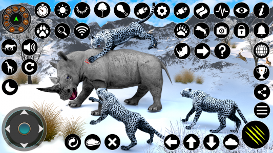 اسکرین شات بازی Wild Snow Leopard Simulator 3