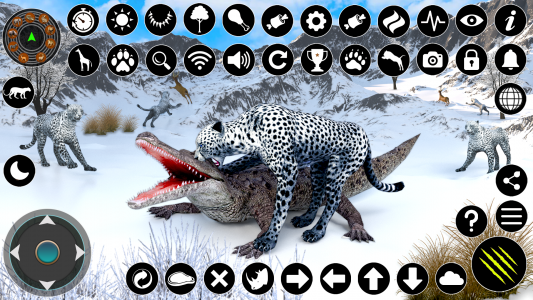 اسکرین شات بازی Wild Snow Leopard Simulator 4