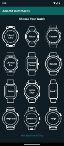 اسکرین شات برنامه Watchfaces for Amazfit Watches 1