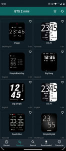 اسکرین شات برنامه Watchfaces for Amaz Watches 4