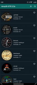 اسکرین شات برنامه Watchfaces for Amazfit Watches 3