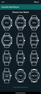 اسکرین شات برنامه Watchfaces for Amazfit Watches 2