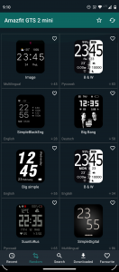 اسکرین شات برنامه Watchfaces for Amazfit Watches 4