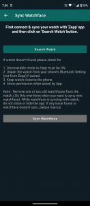 اسکرین شات 7 برنامه Watchfaces Amazfit Bip 3/5 & U