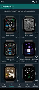 اسکرین شات برنامه Watchfaces Amazfit Bip 3/5 & U 3