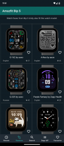 اسکرین شات 3 برنامه Watchfaces Amazfit Bip 3/5 & U