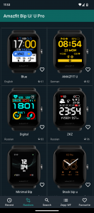 اسکرین شات 5 برنامه Watchfaces Amazfit Bip 3/5 & U