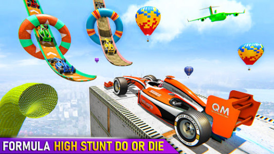 اسکرین شات برنامه Formula Car GT Stunts Race: Mega Ramp Stunt Games 2
