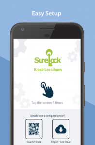 اسکرین شات برنامه SureLock Kiosk Lockdown 4