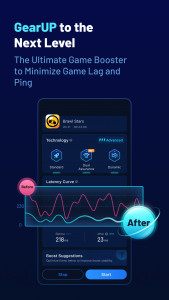 اسکرین شات برنامه GearUP Game Booster: Lower Lag 1