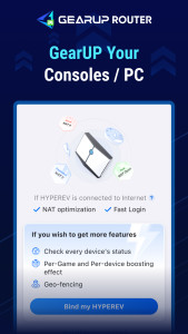 اسکرین شات 1 برنامه GearUP Router:for Console & PC