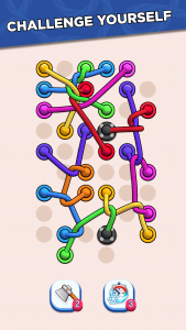 اسکرین شات بازی Twisted Ropes: Untangle 3D 2