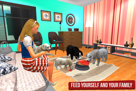 اسکرین شات بازی Domestic Dog Simulator: stray dog games 5