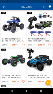 اسکرین شات برنامه RC Cars toys online shopping 2