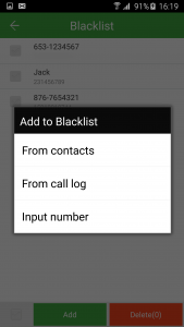 اسکرین شات برنامه Call Blocker - Blacklist 5