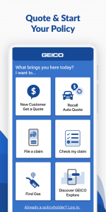 اسکرین شات برنامه GEICO Mobile - Car Insurance 3
