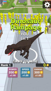 اسکرین شات بازی Dinosaur Rampage 1