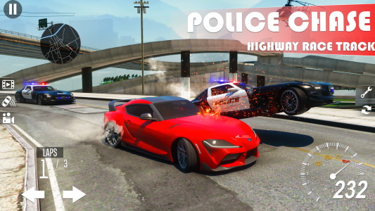 اسکرین شات 4 برنامه Ultimate Car Driving Games
