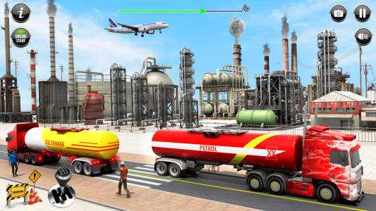 اسکرین شات برنامه Oil Tanker Truck Driving Games 6