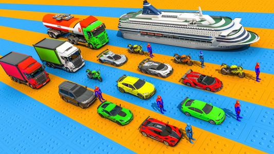 اسکرین شات 1 برنامه Superhero Car Games: Mega Ramp