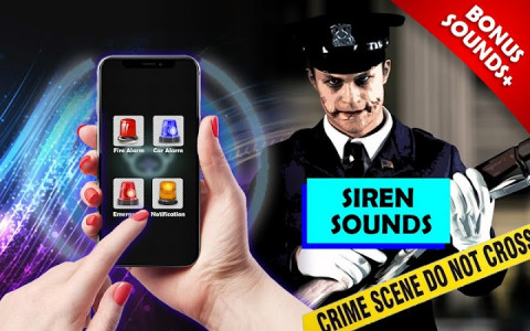 اسکرین شات برنامه Police Siren Ringtones-Police Siren Sounds 2021 2