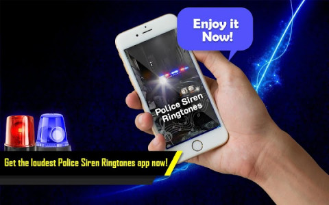 اسکرین شات برنامه Police Siren Ringtones-Police Siren Sounds 2021 6