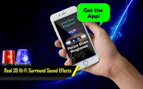 اسکرین شات برنامه Police Siren Ringtones-Police Siren Sounds 2021 7