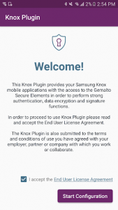 اسکرین شات برنامه SafeNet Knox Plugin 3
