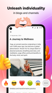 اسکرین شات 5 برنامه Online chat, calls - Gem Space