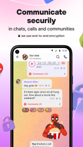 اسکرین شات 3 برنامه Online chat, calls - Gem Space