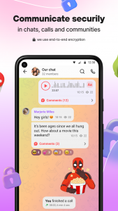 اسکرین شات برنامه Online chat, calls - Gem Space 3