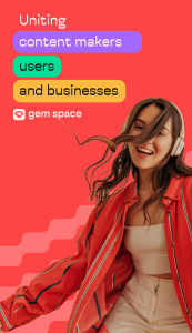 اسکرین شات برنامه Gem Space: blogs, chats, calls 1